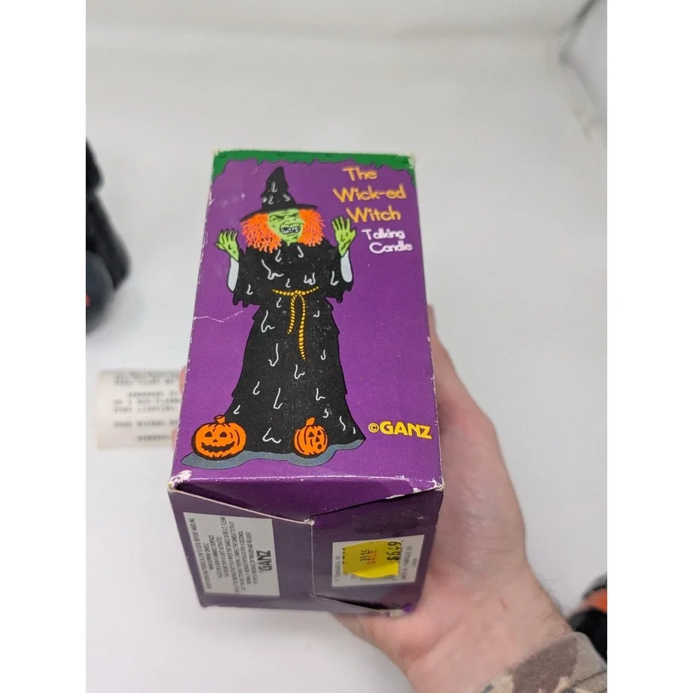 Vintage The Wick-ed Witch Talking Candle Cries 